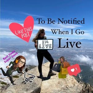 Live Listing - like this post to be notified when I go live!